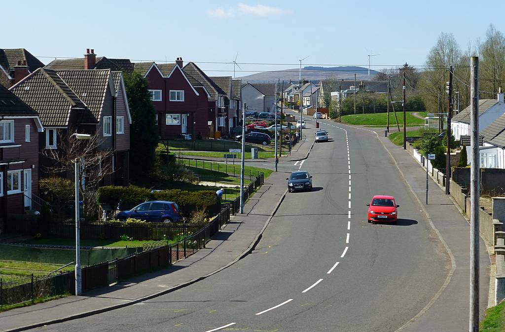 Bellfield Road, Coalburn. 21st April 2015